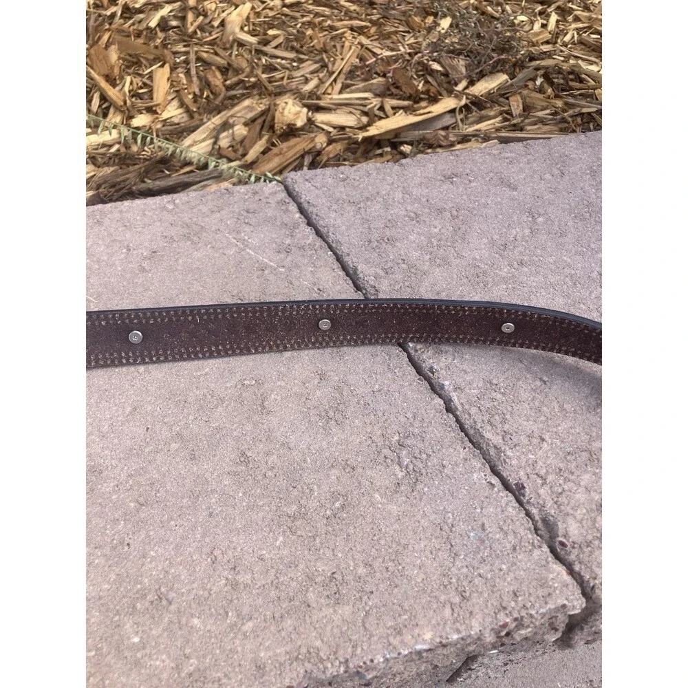 Cavender’s Western Belt Size Brown Cross Concho Studded Cowboy 9600802